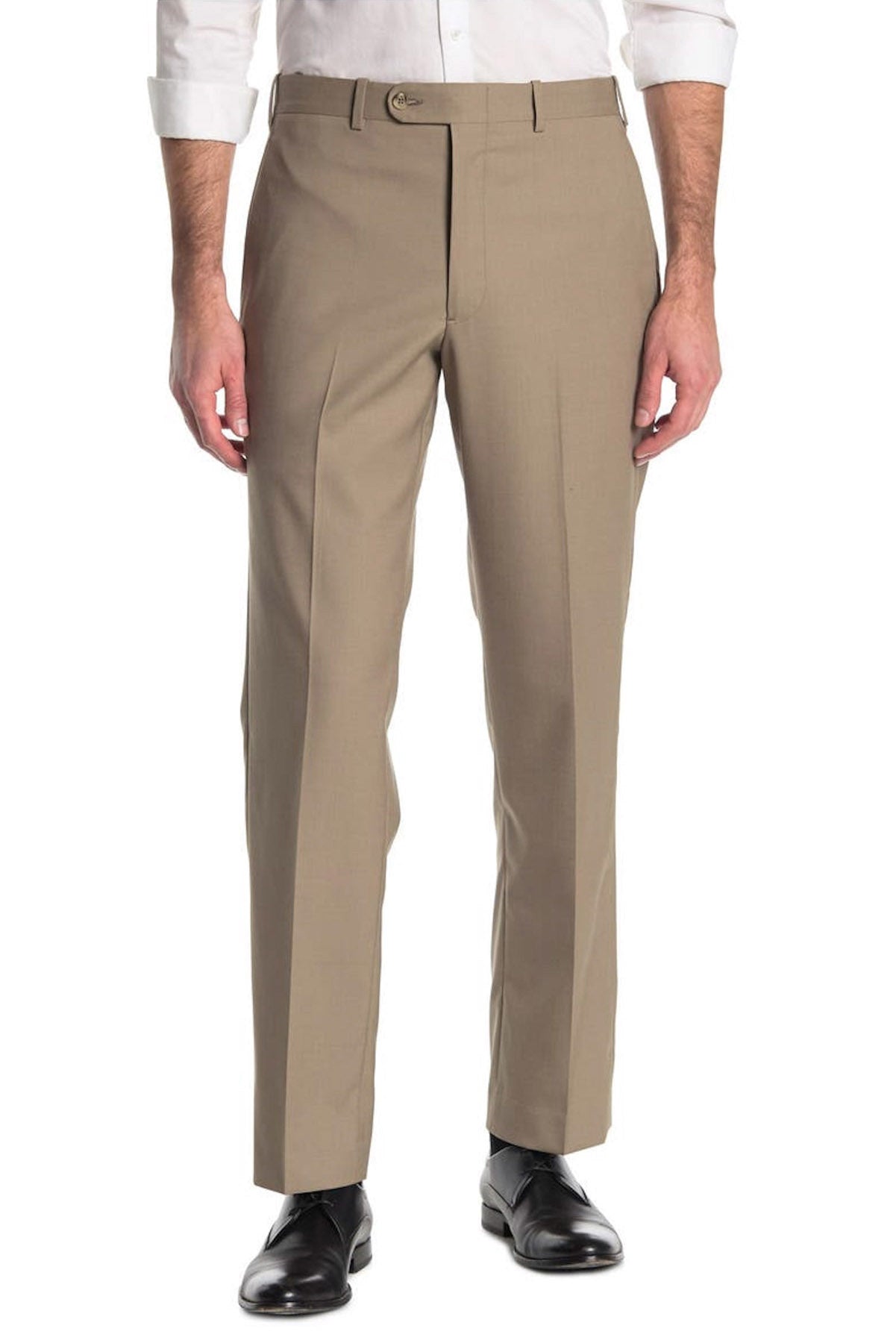 Wool Blend Stretch Dress Pant
