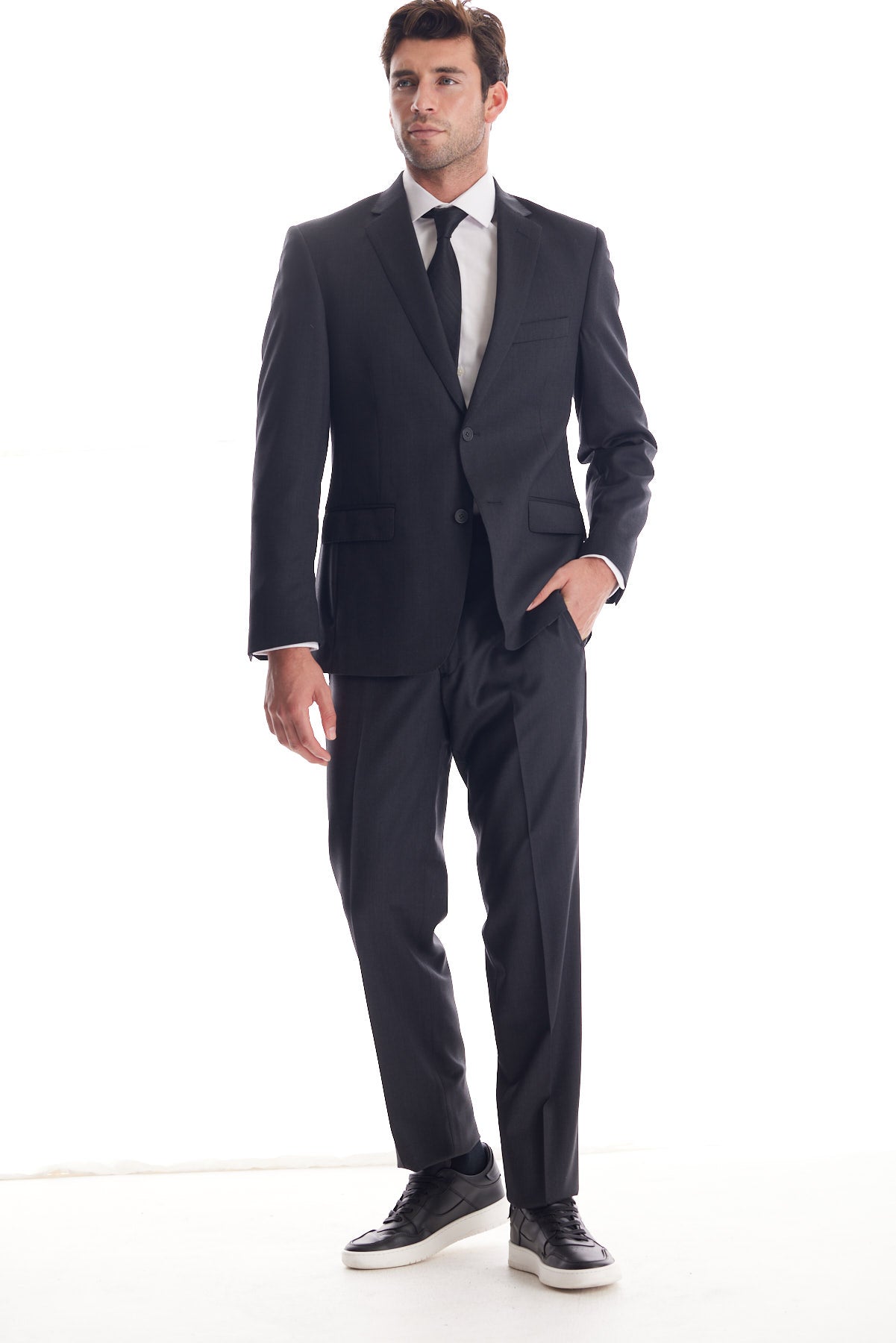 Wool Stretch Suit Separate Coat