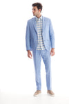 Solid Linen Suit Separate Coat