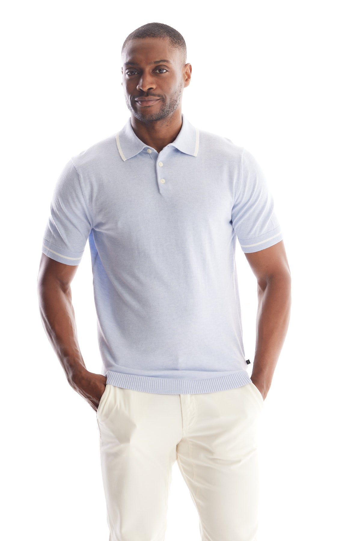 Ferdinand Cotton Silk Short Sleeve Polo