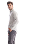 Solid Linen Dress Shirt