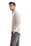 Solid Linen Dress Shirt