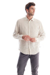 Solid Linen Dress Shirt