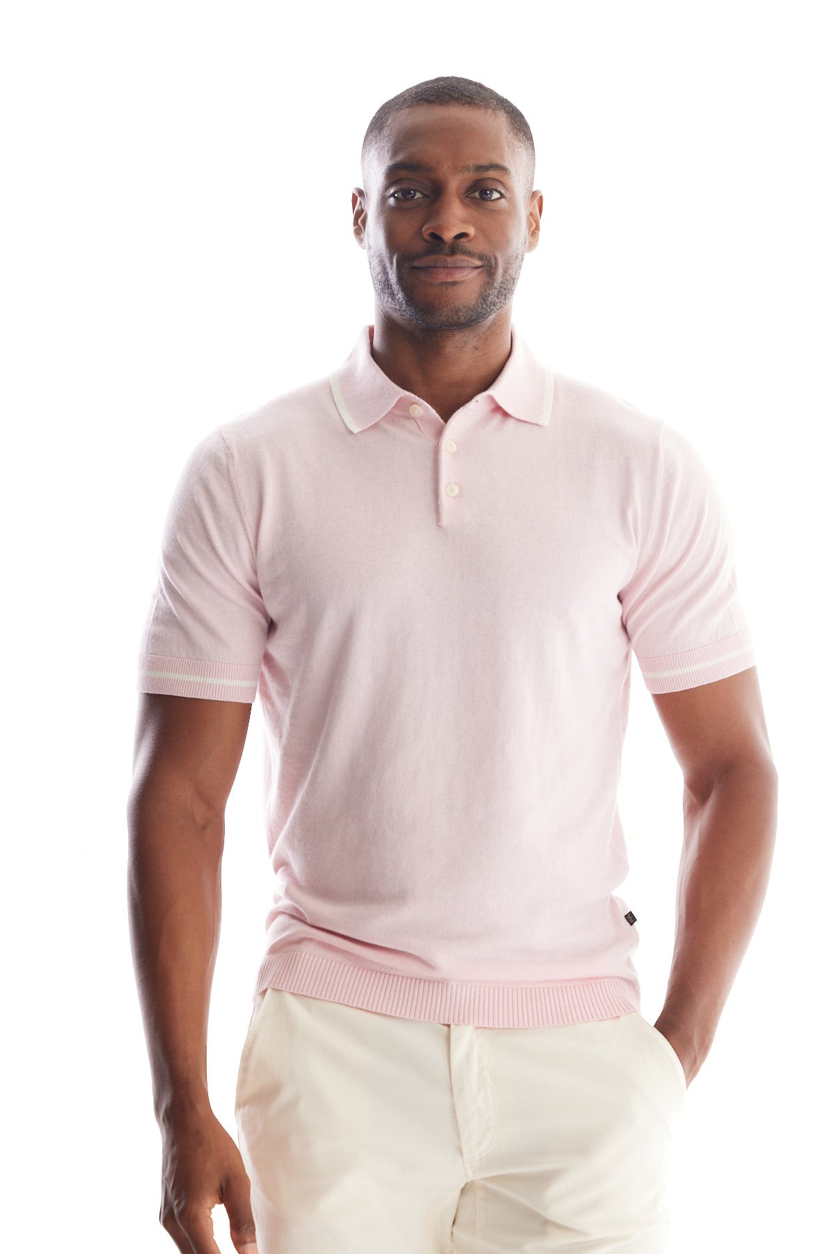 Ferdinand Cotton Silk Short Sleeve Polo