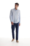 Solid Linen Dress Shirt