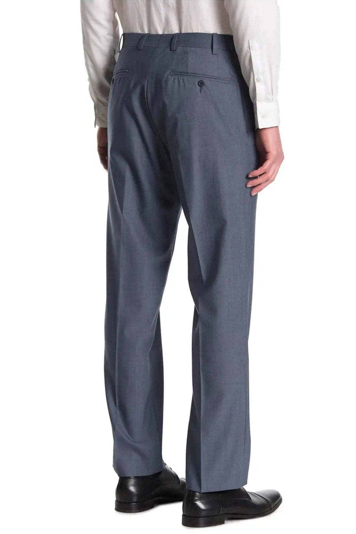 Wool Blend Stretch Dress Pant
