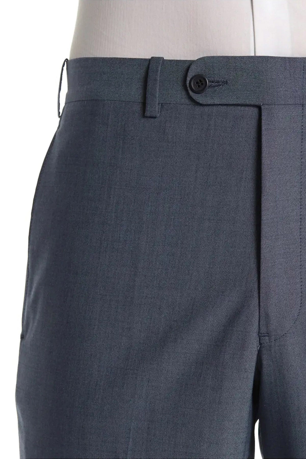 Wool Blend Stretch Dress Pant