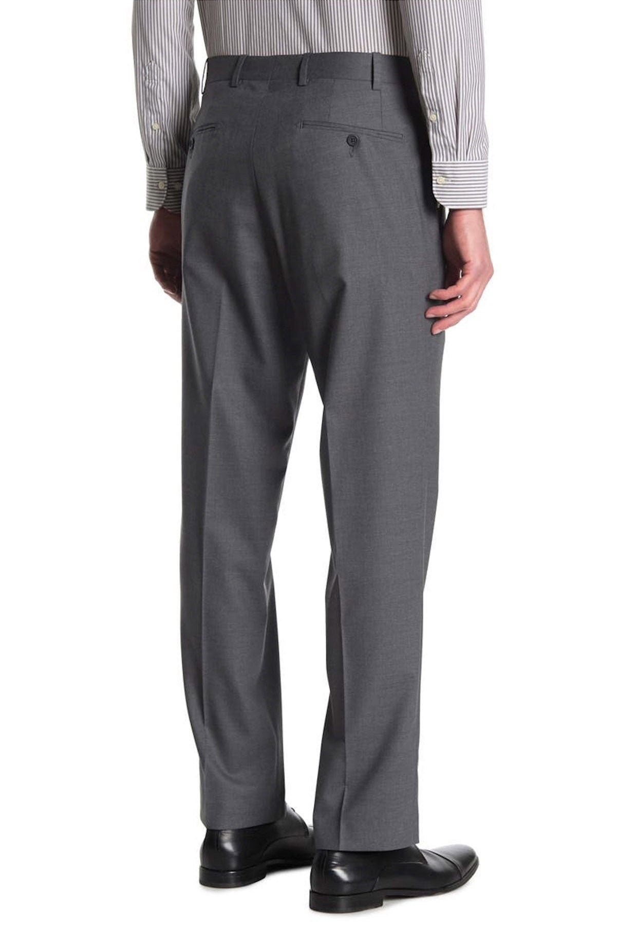 Wool Blend Stretch Dress Pant