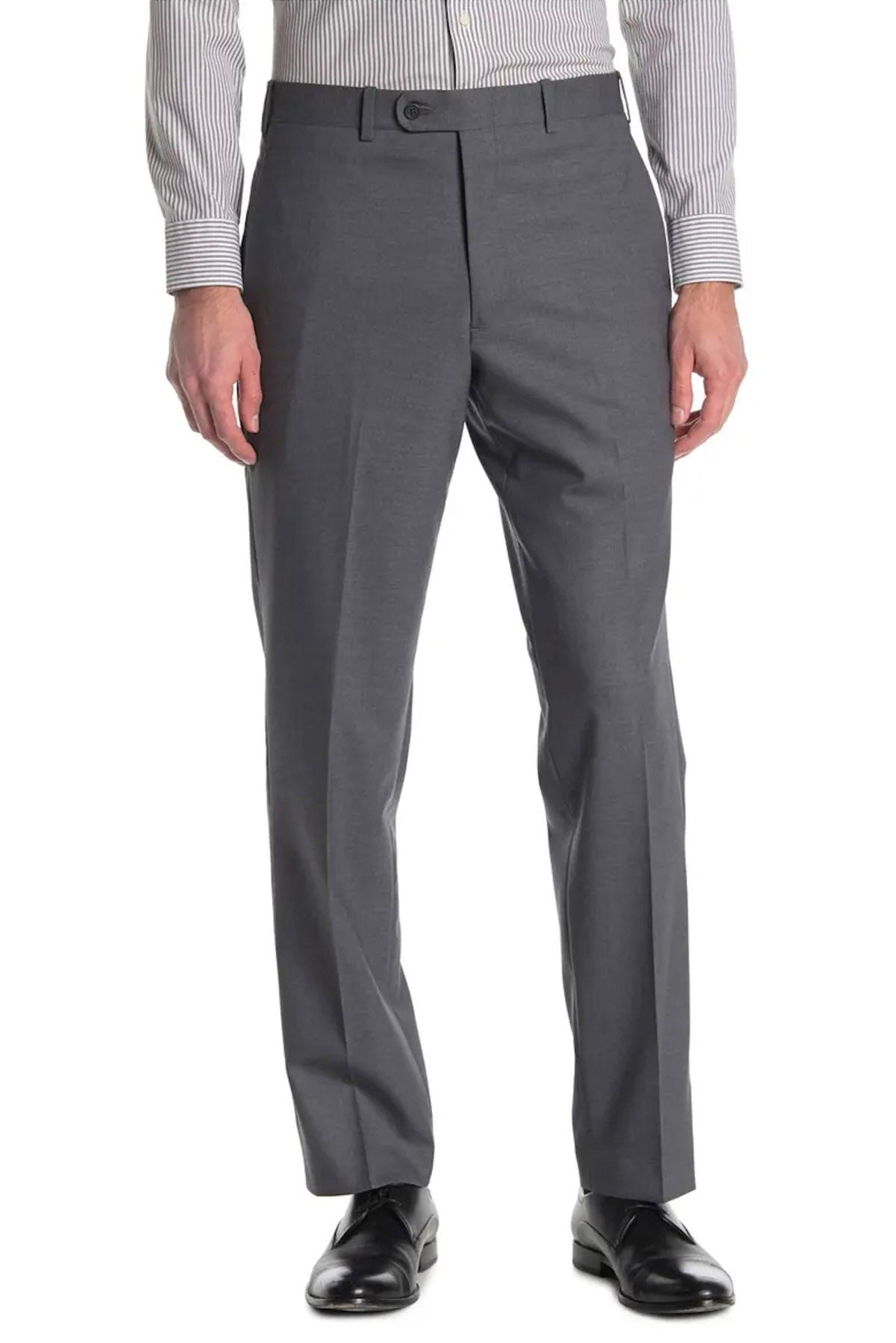 Wool Blend Stretch Dress Pant