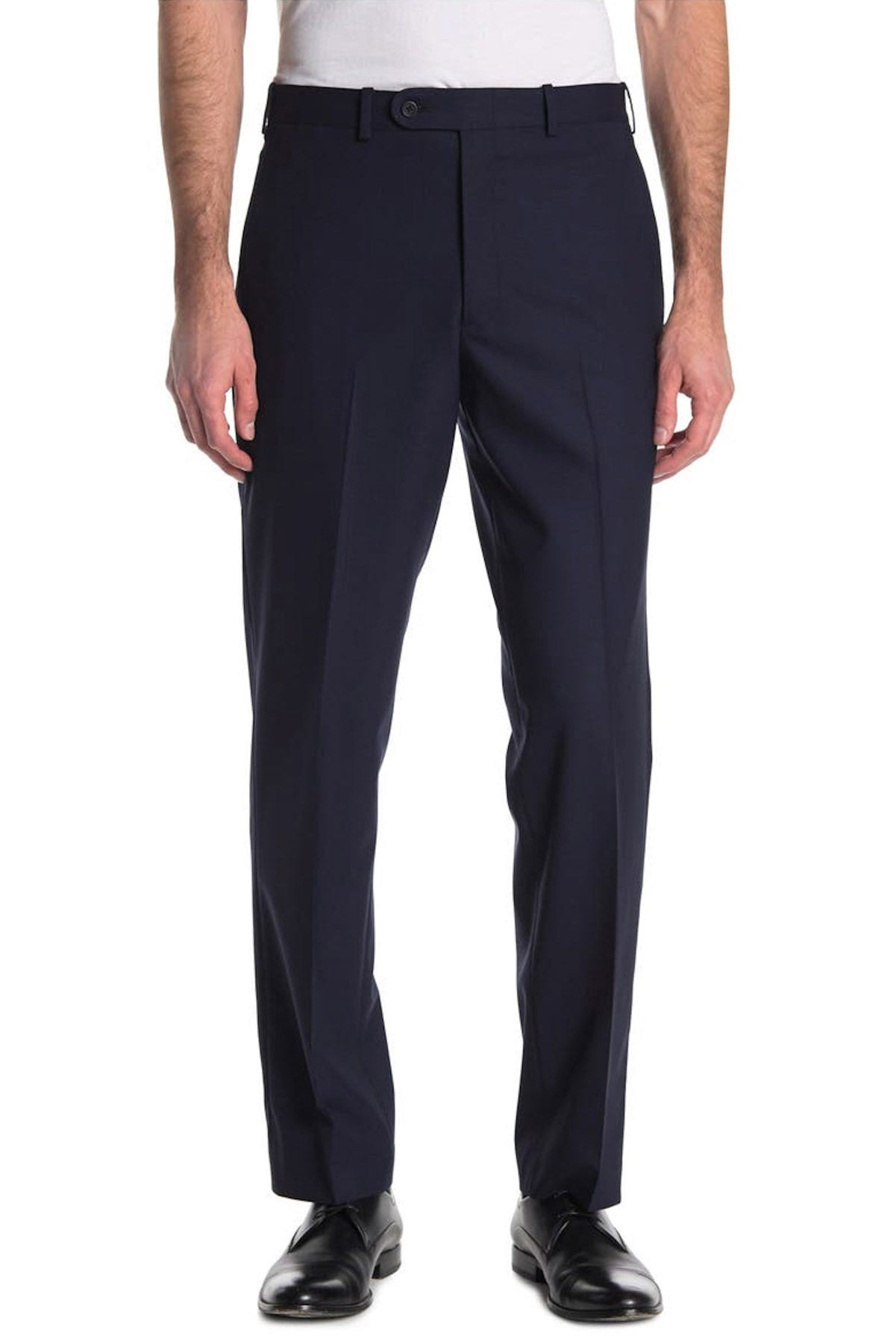 Wool Blend Stretch Dress Pant