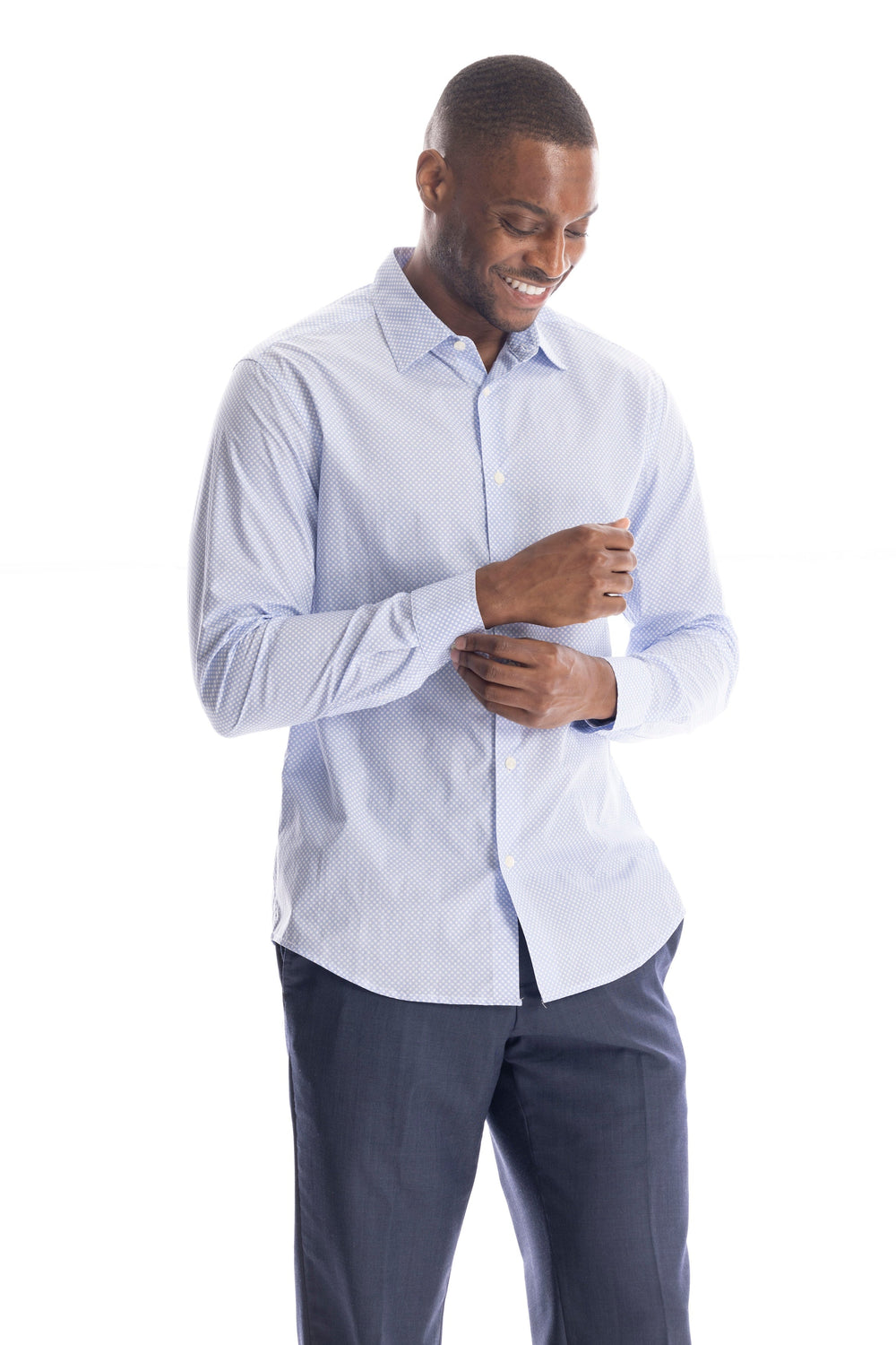 Product Image for Dot Printed Woven Dress Shirt