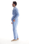 Solid Linen Suit Separate Pant