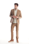 Solid Wool Suit Separate Pant