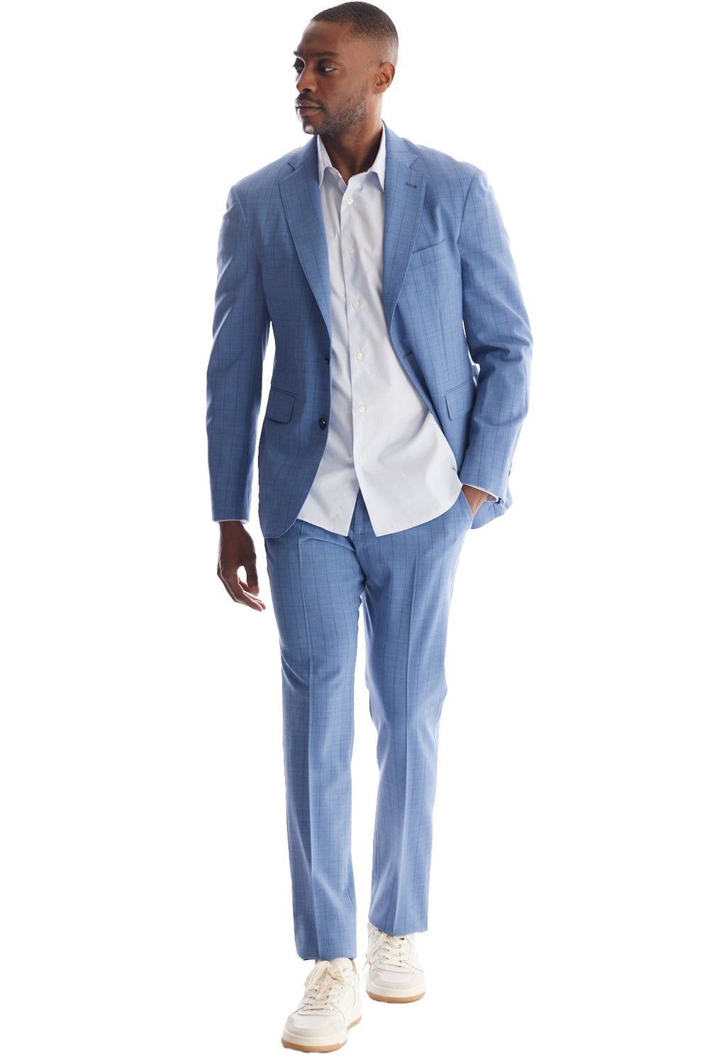 Product Image for Striped Wool Suit Separate Pant