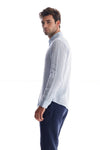 Solid Linen Dress Shirt